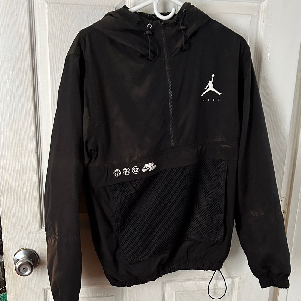 Jordan Men's Black Hooded Jacket